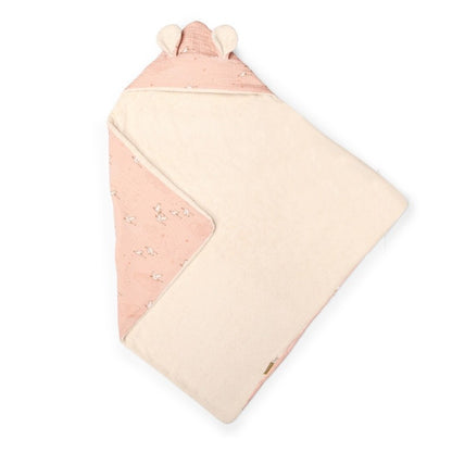Accappatoio con cappuccio ricamabile - 100% Cotone