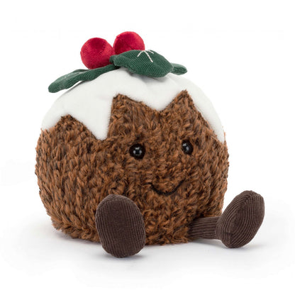 Peluche morbido Budino Natalizio