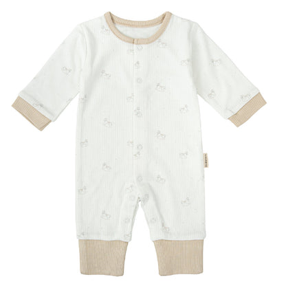 Tutina neonato - 50% Cotone organico e 50% Bamboo - Con apertura frontale