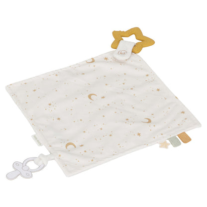 Doudou in tessuto con gioco dentizione - Newborn Naturals