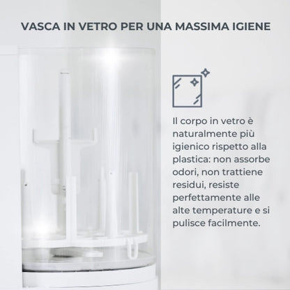 Lavabiberon Automatico 3 in 1 Linda (Lava, Sterilizza e Asciuga)