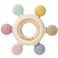 Gioco dentizione sensoriale Legno Silicone