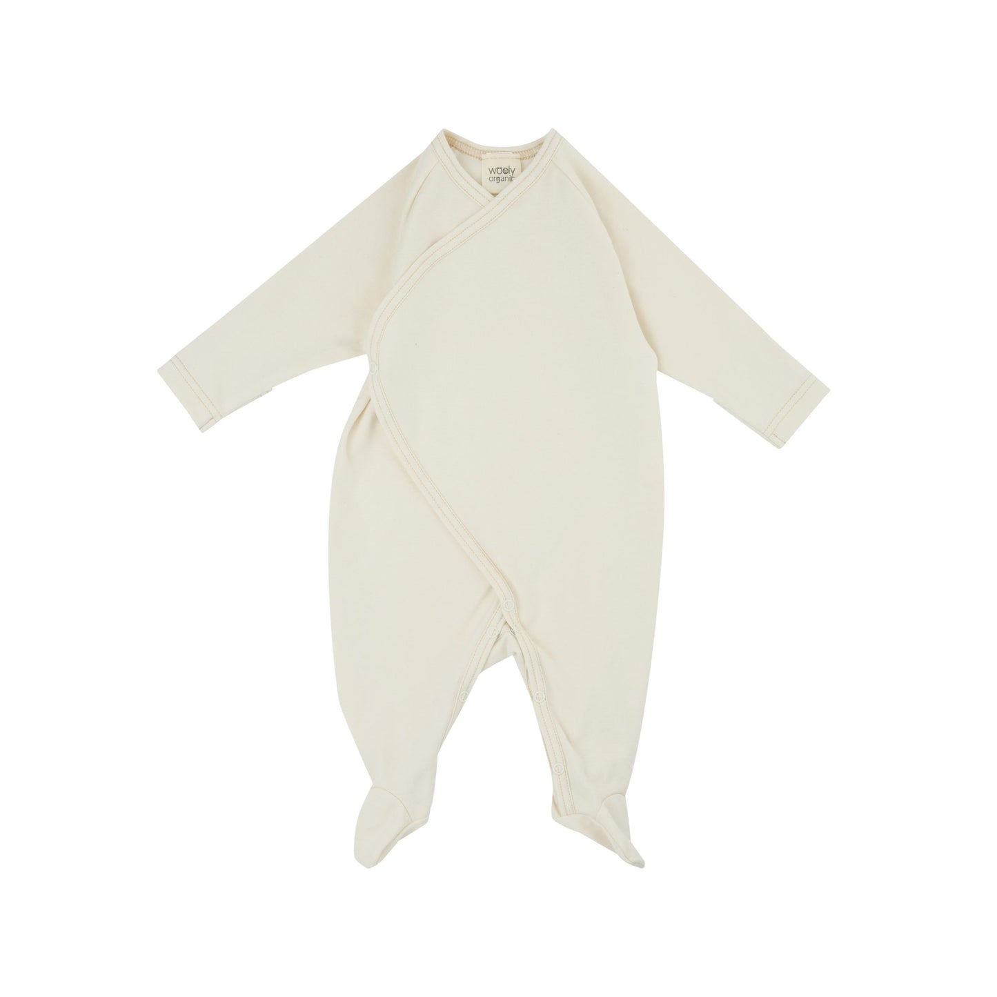 Tutina Pigiama Wrap Avvolgente in Cotone Biologico GOTS (Collezione NOOS)