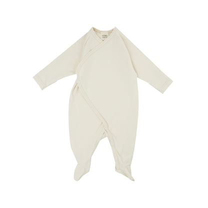 Tutina Pigiama Wrap Avvolgente in Cotone Biologico GOTS (Collezione NOOS)
