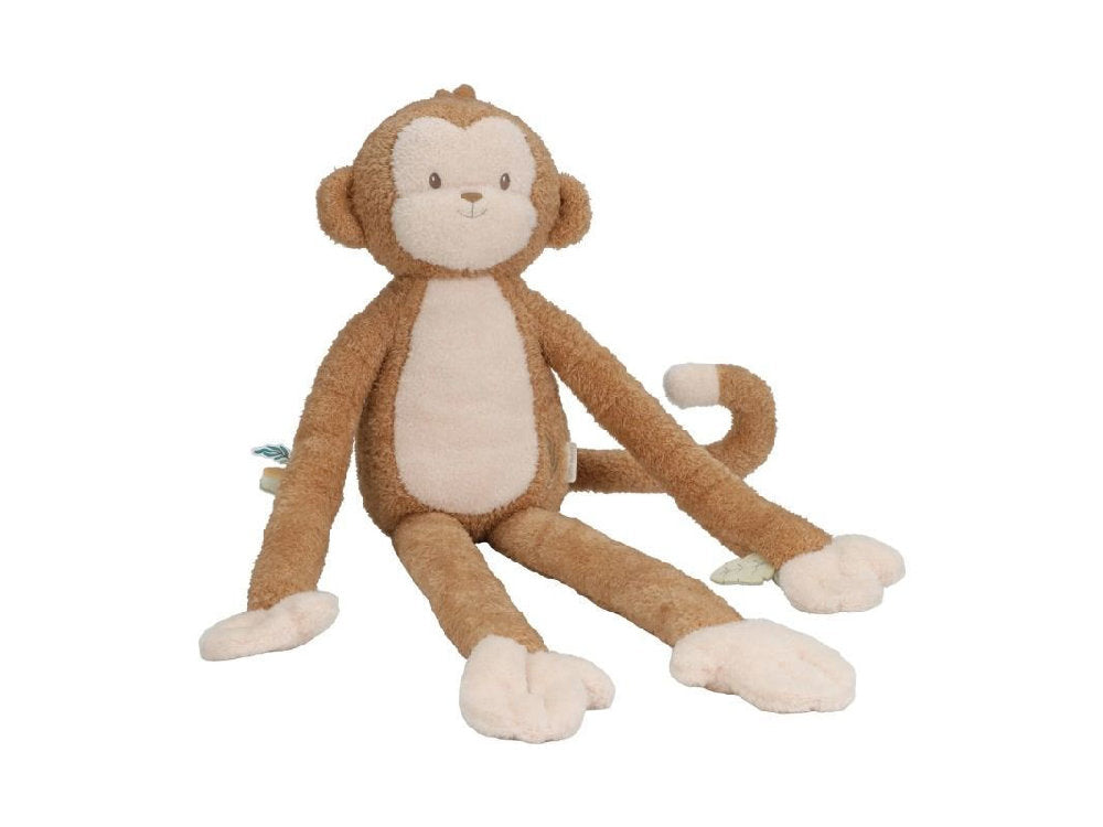 Peluche Gigante 'Scimmia Gambe Lunghe XL' con Elementi Sensoriali Little Dutch (12+ Mesi)