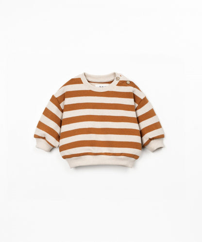 FELPA IN MAGLIA A RIGHE