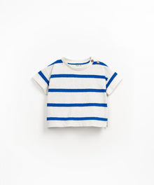 T-shirt in jersey a righe