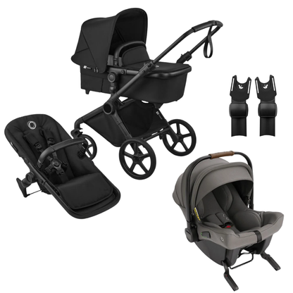 Bugaboo - Trio Fox Cub con ovetto con isofix