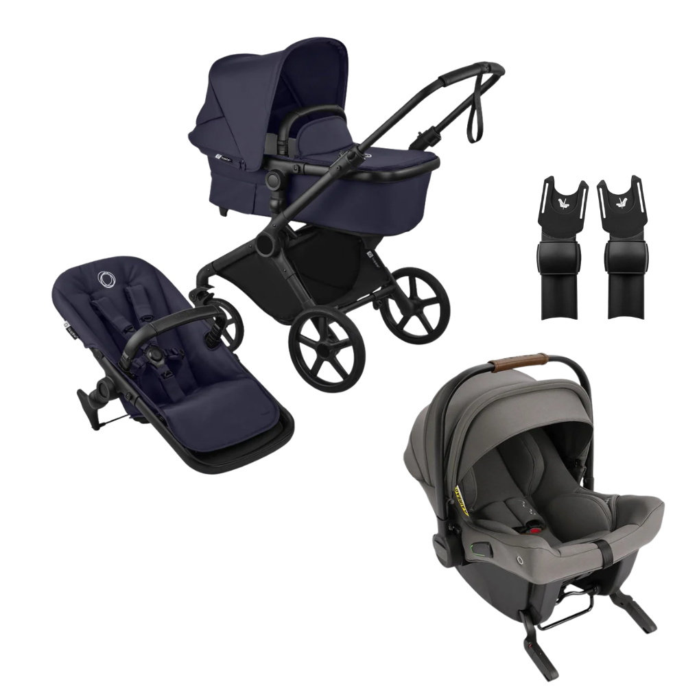 Bugaboo - Trio Fox Cub con ovetto con isofix