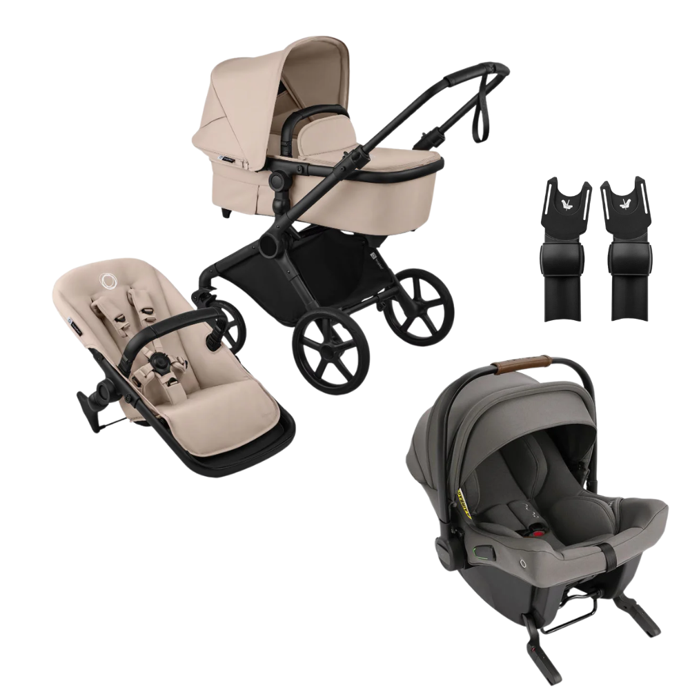 Bugaboo - Trio Fox Cub con ovetto con isofix