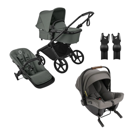 Bugaboo - Trio Fox Cub con ovetto con isofix