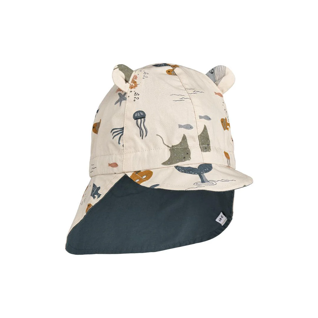 Cappello da sole reversibile Gorm - 100% Cotone Bio
