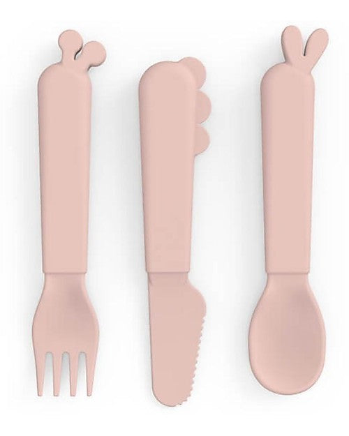 Set di posate per bambini in silicone