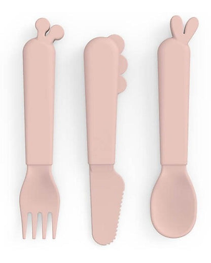 Set di posate per bambini in silicone