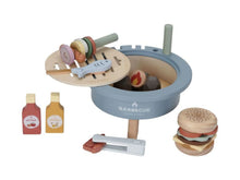 Set barbecue con accessori in legno