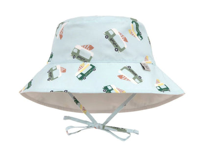 Cappellino estivo Reversibile con Laccetti (Protezione UV 80) - Ice Cream Truck Illusion Blue