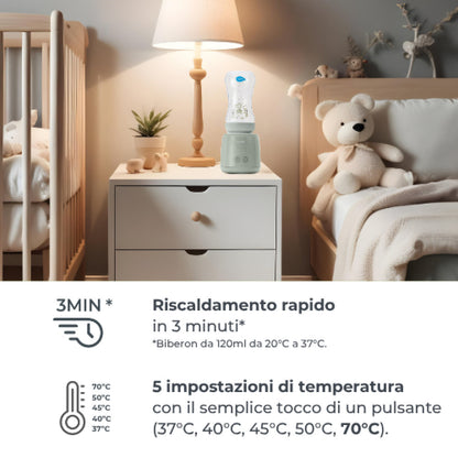 Scaldabiberon portatile universale con funzione Scalda e Mescola Mix70 - 1164