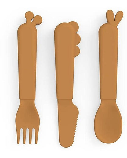 Set di posate per bambini in silicone