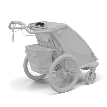Clip per agganciare borsa Thule Aion a rimorchio Thule Chariot