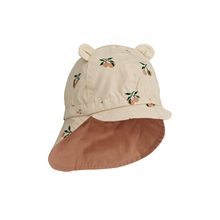 Cappello da sole reversibile gorm peach - con lacci