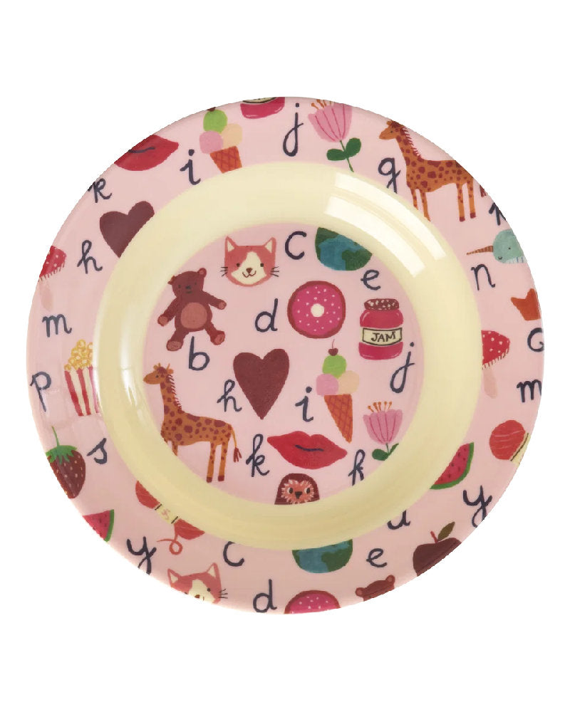 Piatto fondo per bambini in melamina