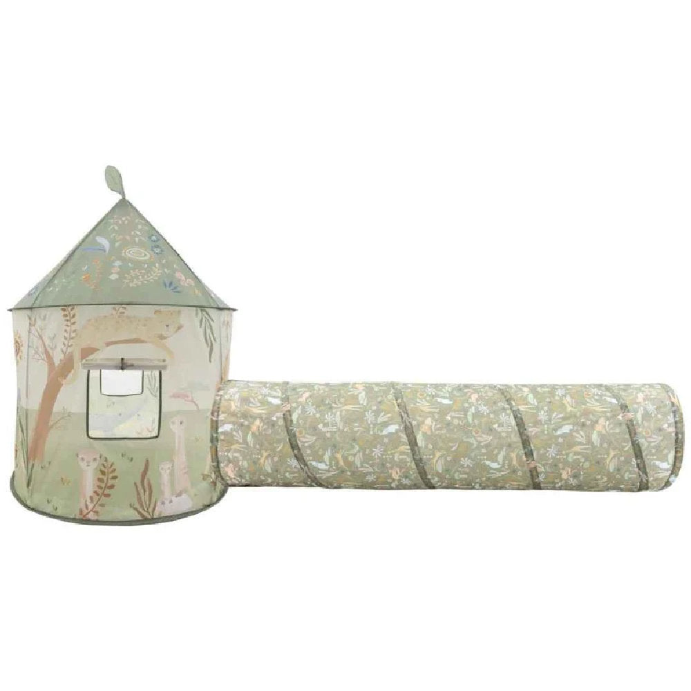 Tenda da Gioco con Tunnel 'Safari Friends' 2-in-1 Little Dutch (24+ Mesi)