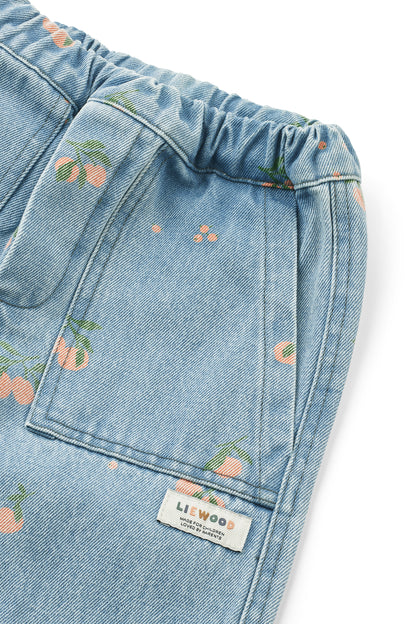 Pantaloni in denim cesar a gamba larga