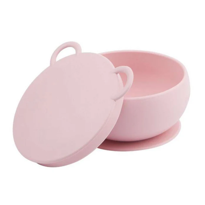 Piatto con coperchio e ventosa Bowly