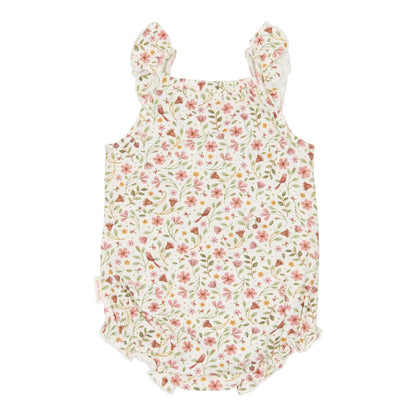 Body Smanicato in Cotone Biologico 'Fairy Garden'