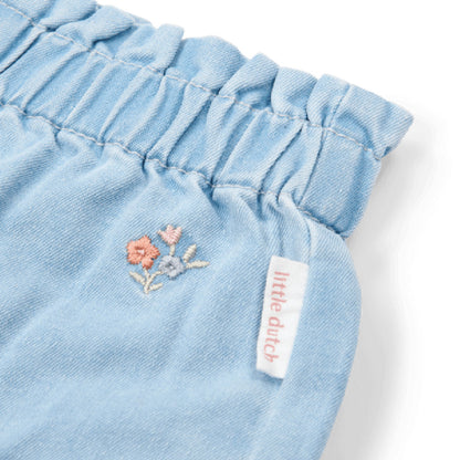 Pantaloncini Corti Jeans - Cotone Biologico