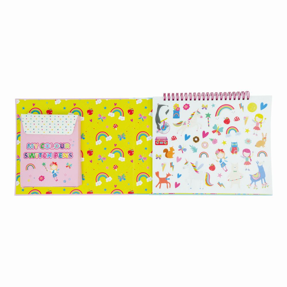 Libro da colorare Switch Magic  - Trasforma 6 colori in 12!