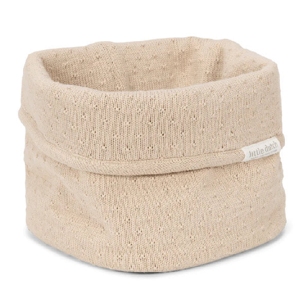 Cestino portatutto piccolo in Tricot - 15x15x15 cm