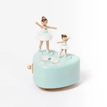 Carillon in legno Balletto Genitori e figlio