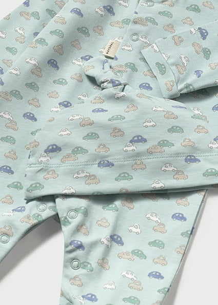 Pagliaccetto lungo neonato con cappello