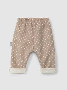 Pantaloni pull-up stampati - Cotone Bio spazzolato