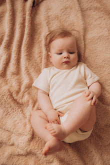 Body a maniche corte in lana merino/seta - Certificato Oeko Tex