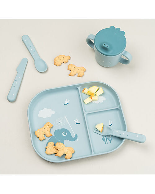 Piatto con scomparti Foodie - 100% PP Alimentare