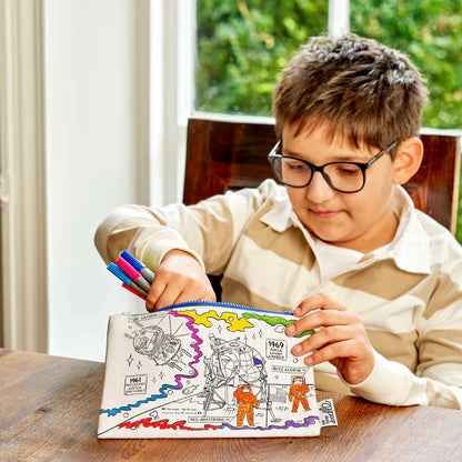 Astuccio con 10 pennarelli - Colorare e Lavare