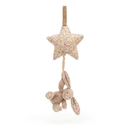 Carillon peluche coniglio beige