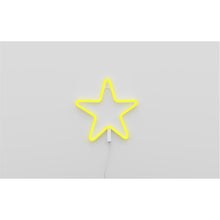 Lampada da parete a Led neon Stella