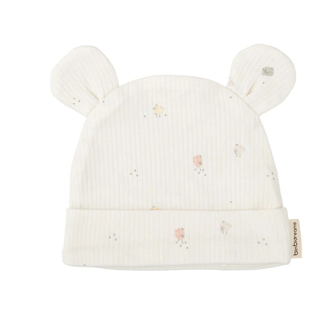 Cappellino Neonato in Bambù e Cotone Organico