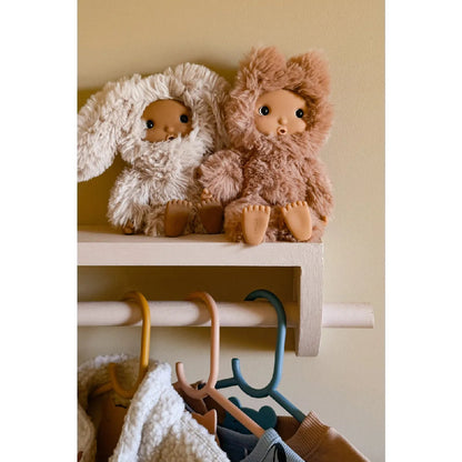 Bambola Mini Peluche in Tessuto Riciclato e Silicone 'Cleo Cat' Liewood (3+ Anni)