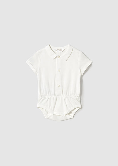 Body neonato bianco - Manica Corta