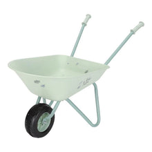 Carriola da giardino - realizzata in metallo con manici e ruote in plastica