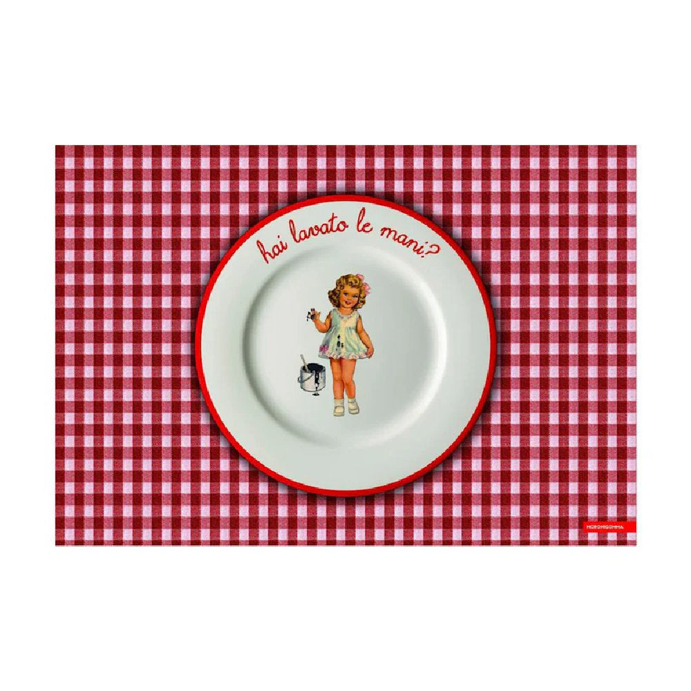 Tovaglietta americana 'Mangia e Impara' in Polipropilene