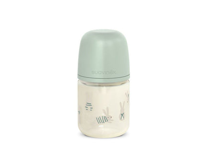 Biberon in Vetro Borosilicato 'Wonder' 120 ml con Tettarella SX PRO Flusso Lento (0+ Mesi)