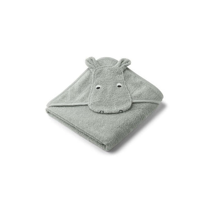 Accappatoio a triangolo baby Albert - con cappuccio - 100% Cotone biologico