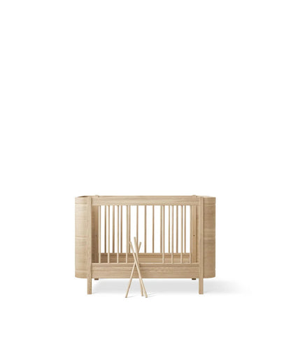 Lettino evolutivo Mini+ con Junior Kit (0-9 anni) - In legno di betulla