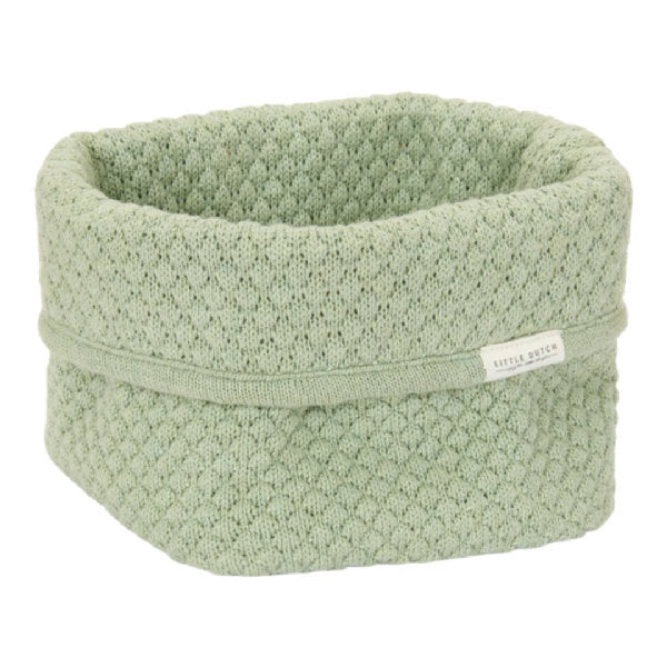 Cestino portatutto piccolo in Tricot - 15x15x15 cm
