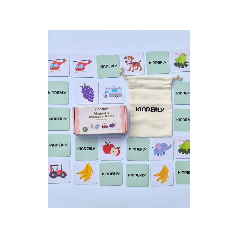 Gioco del Memory Magnetico per Bambini (24 Pezzi)